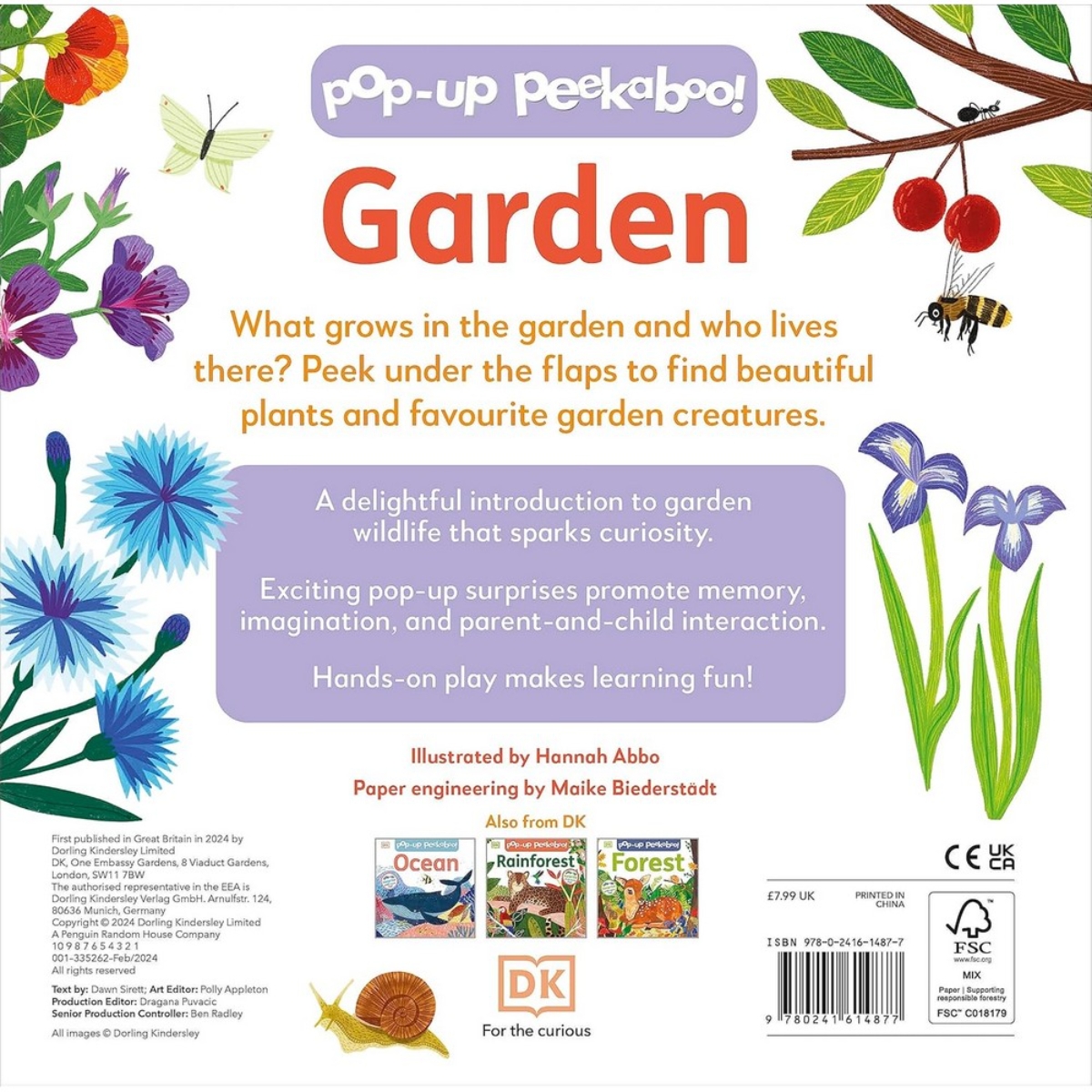 Pop-Up Peekaboo! Garden : Pop-Up Surprise Under Every Flap! by Dk - 1 Feb 2024