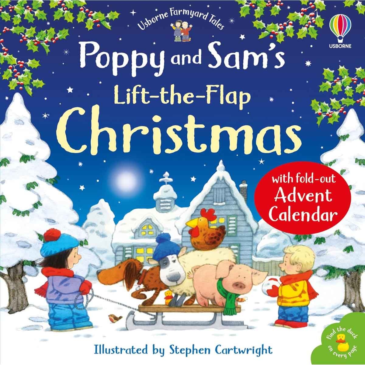 Poppy & Sam's Lift-The-Flap Christmas with Advent Calendar by Heather Amery & Sam Taplin - 11-09-2025