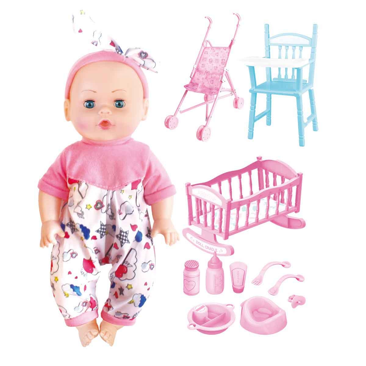 Power Joy 30 cm Baby Cayla Mega Pack Assorted Doll Set Girls, 3-4 Years