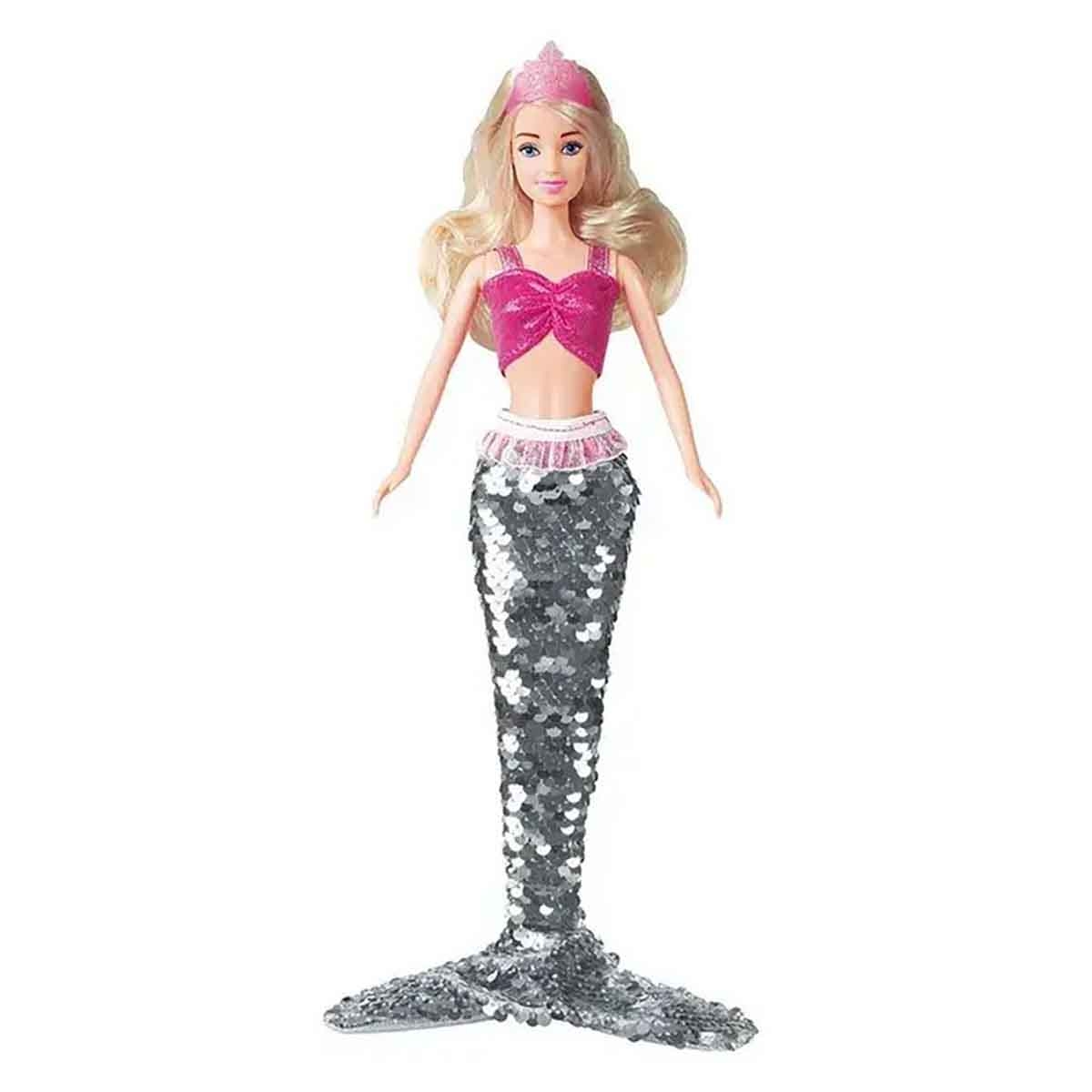 Power Joy 35 cm Leila Flippable Mermaid Doll Girls, 3-4 Years