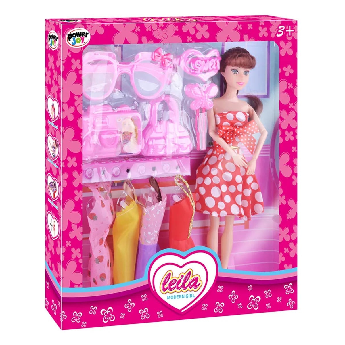 باور جوي ليلى الفتاة العصرية مجموعة دمى أزياء منوعة للبنات، 3-4 سنوات