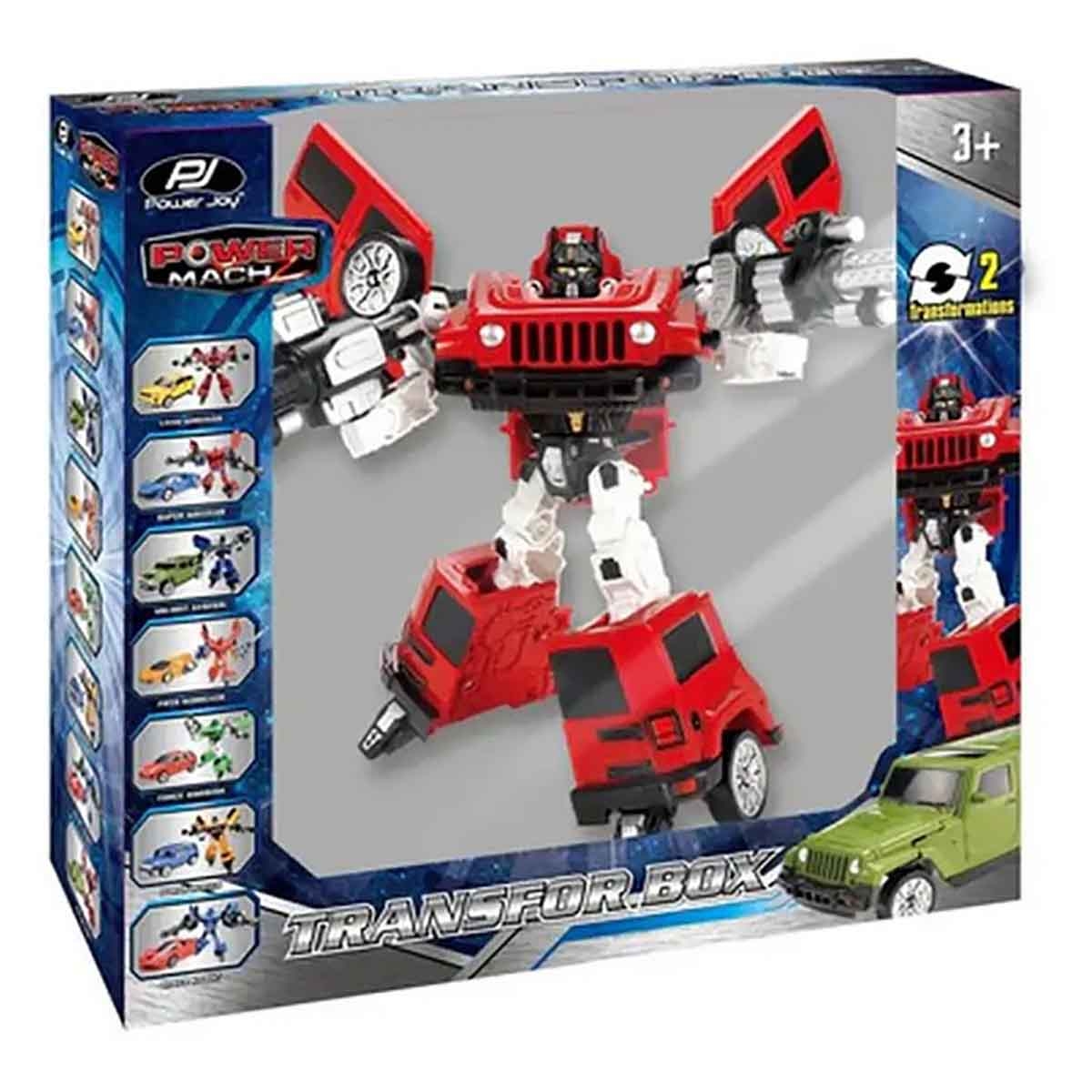 باور جوي باور ماتش ترانسفور بوكس شخصية أكشن متنوعة للأولاد عمر 3-4 سنوات