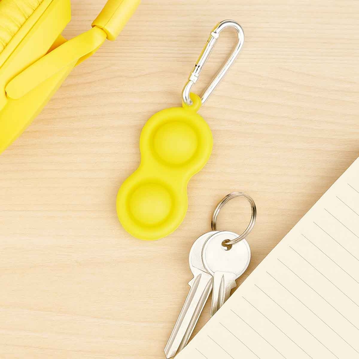 Power Joy Sensory Toy Dimple 2 Pop Key Chain Unisex, 3-4 Years