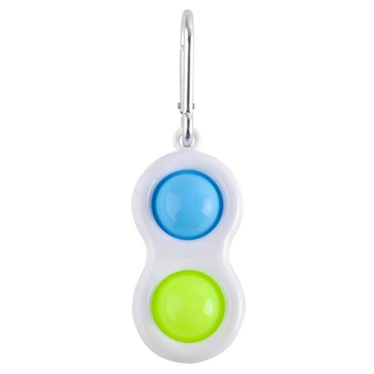 Power Joy Sensory Toy Dimple 2 Pop Key Chain Unisex, 3-4 Years