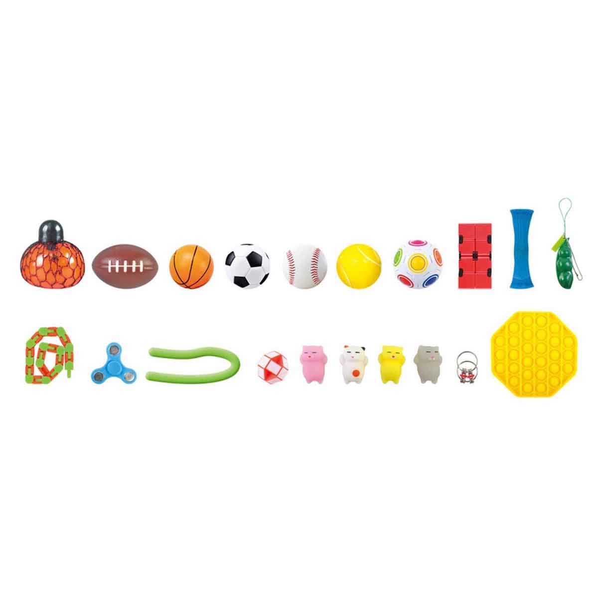 باور جوي علبة هدايا لعبة حسية 20 قطعة للجنسين، عمر 3-4 سنوات