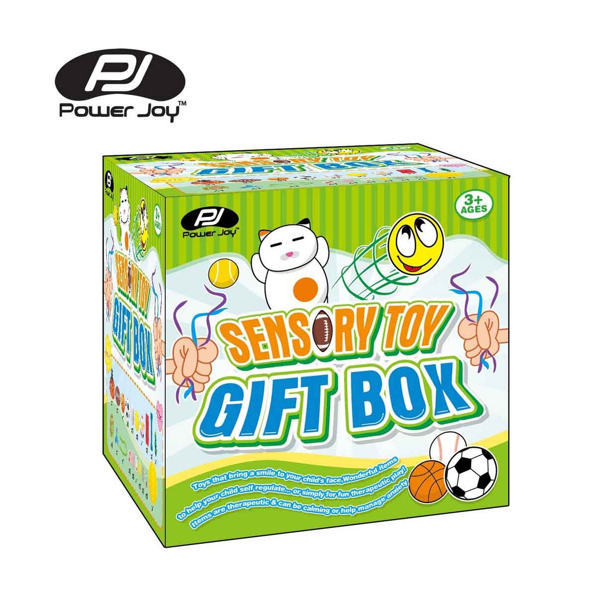 باور جوي علبة هدايا لعبة حسية 20 قطعة للجنسين، عمر 3-4 سنوات