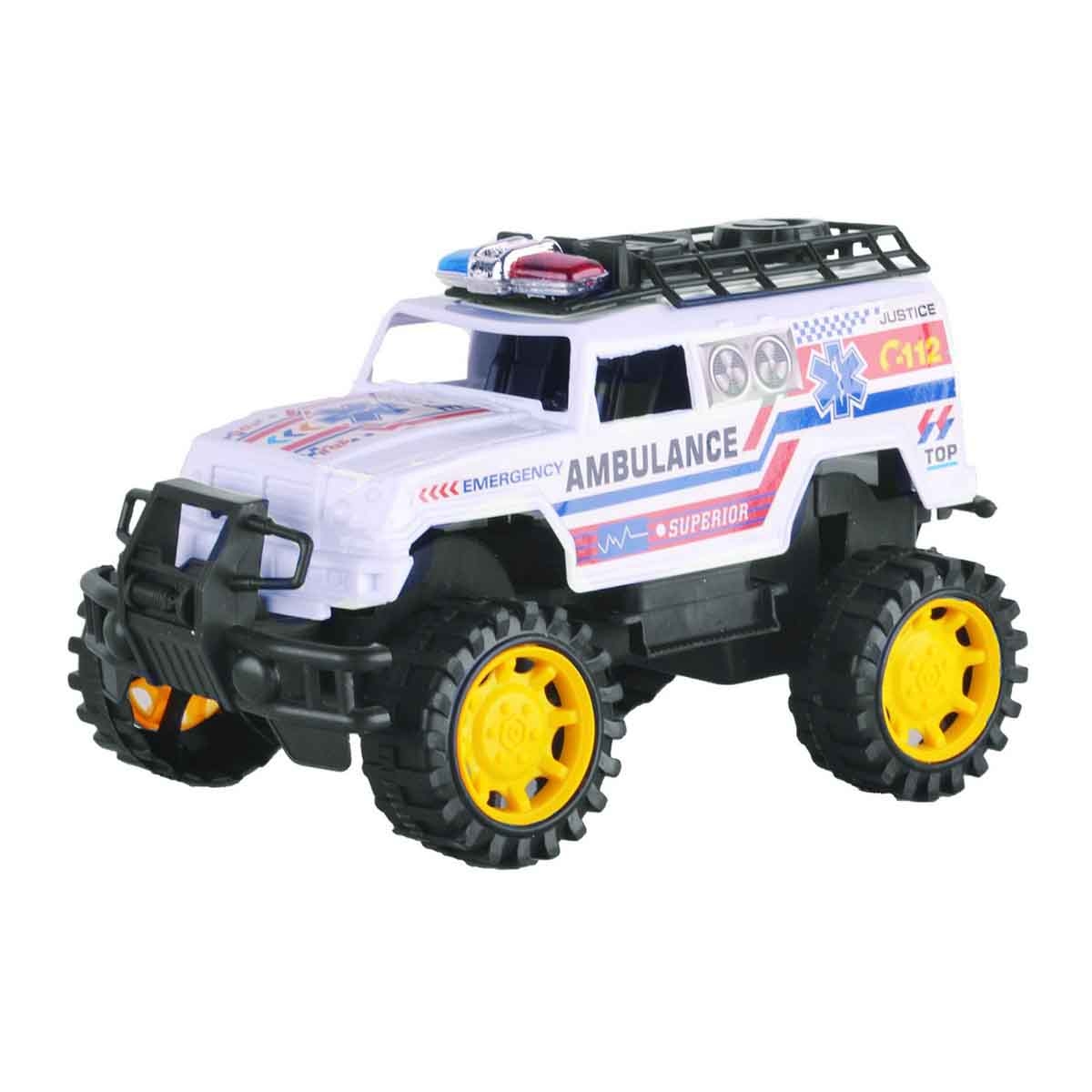 باور جوي سيارة كروس كانتري إنرشيا سوبر فاليو للأولاد، عمر 3-4 سنوات