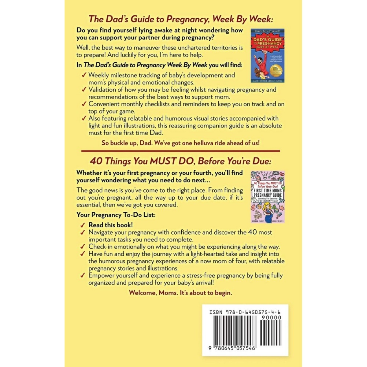 Pregnancy Bundle 2 in 1 Gift Set: الأدلة الأساسية للحمل للأمهات والآباء والوالدين الجدد تأليف آرون إدكنز - 1 يناير 2021