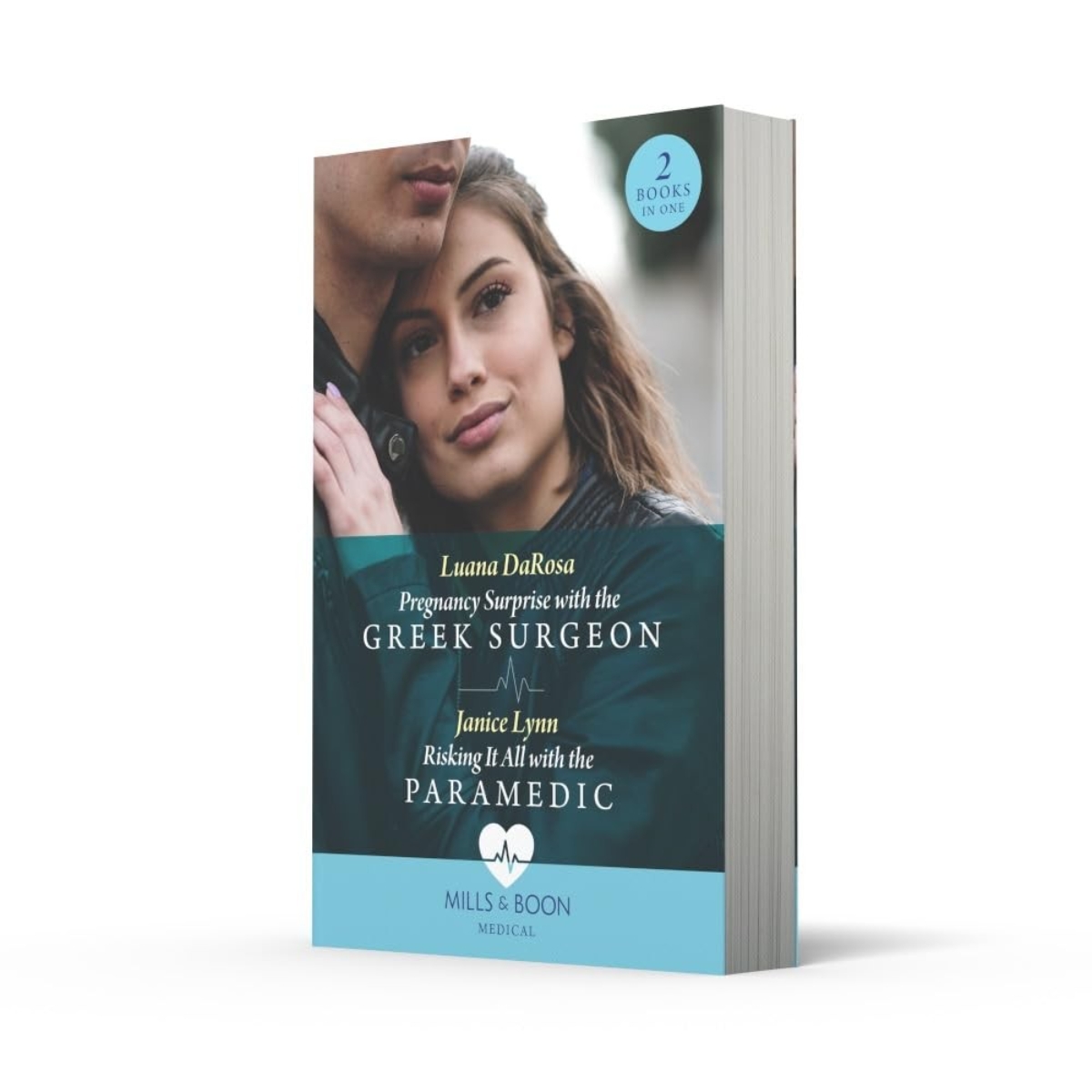 Pregnancy Surprise With The Greek Surgeon / Risking It All With The Paramedic : مفاجأة الحمل مع الجراح اليوناني / المجازفة بكل شيء مع المسعف تأليف لوانا داروزا وجانيس لين - 15 أغسطس 2024