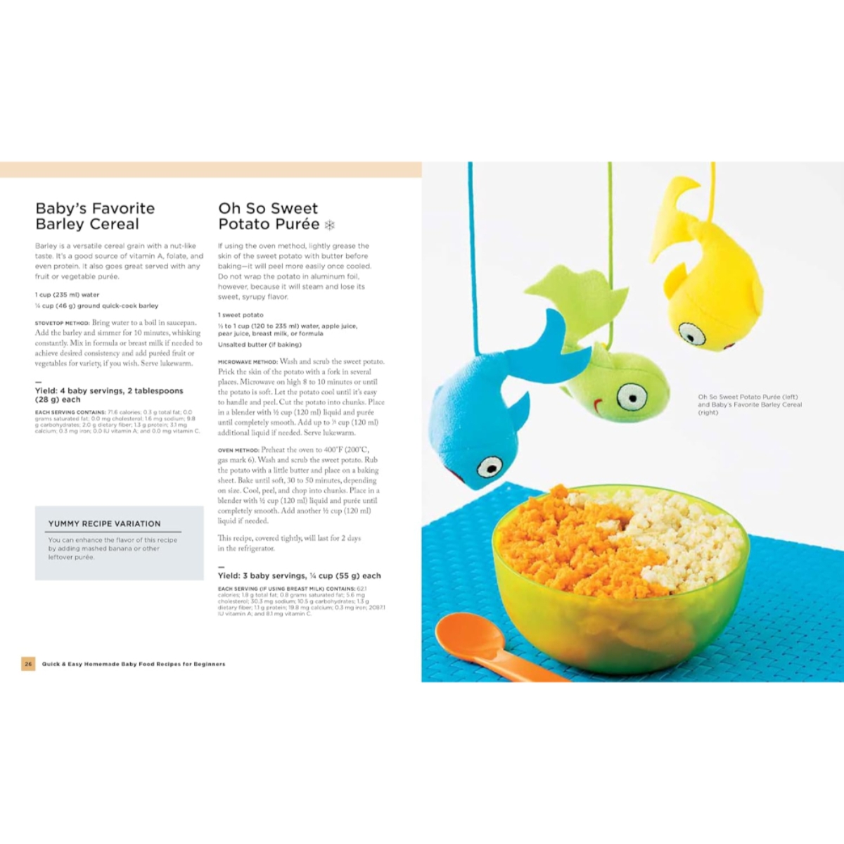 Quick and Easy Homemade Baby Food Recipes : أشهى وصفات طعام الأطفال الصحية منزلية التحضير تأليف كارين نايت وتينا روجييرو - 18 حزيران 2024