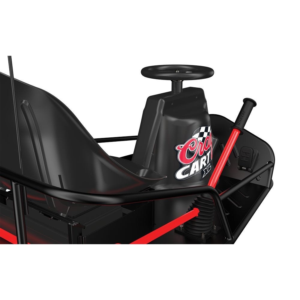Razor Crazy Cart XL Electric Go Cart للجنسين، 13+ سنة