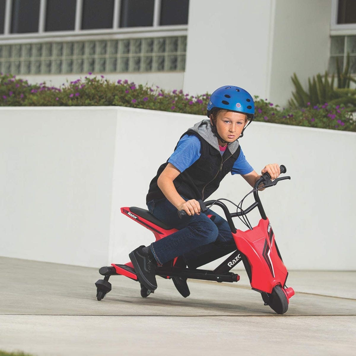 Razor Drift Rider Electric Drift Cycle للجنسين، 8-10 سنوات