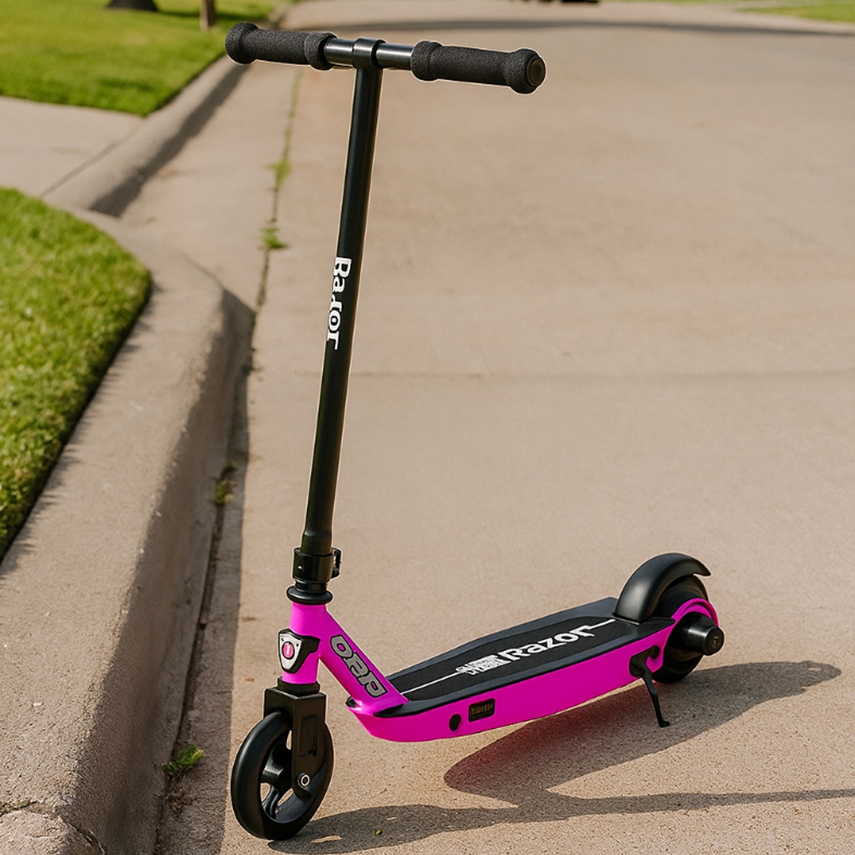 ريزر سكوتر كهربائي باور كور S80 أخضر للجنسين، من عمر 8 إلى 10 سنوات