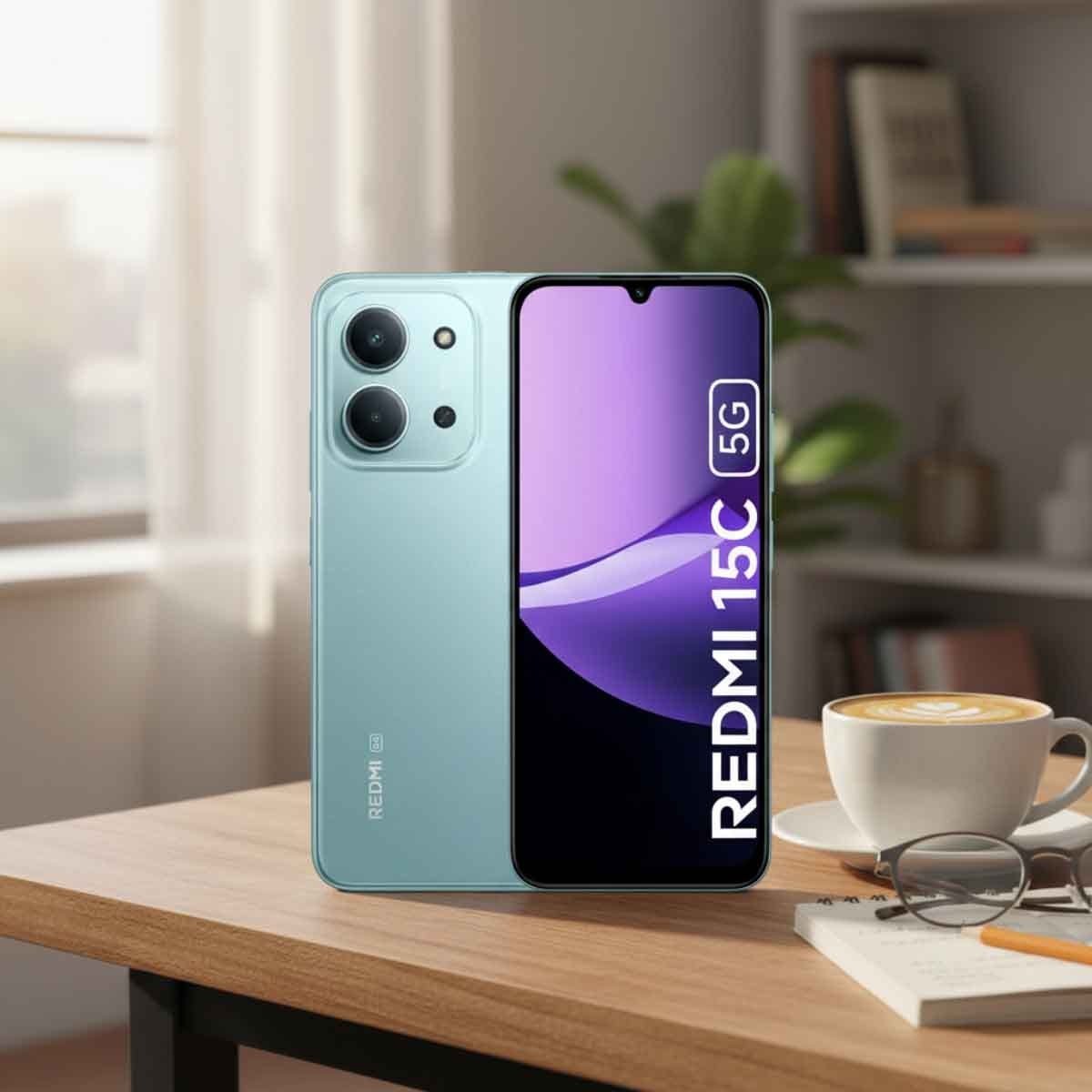 ريدمي 15C 5G جوال اندرويد (8 جيجابايت RAM، 256 جيجابايت تخزين)