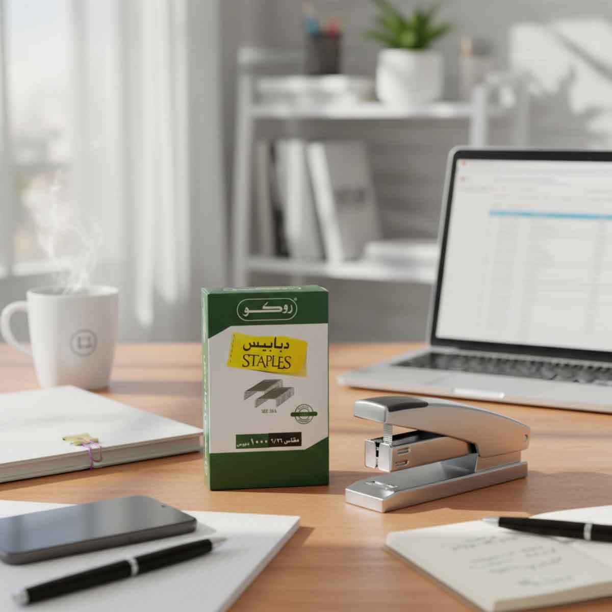 روكو دبابيس قياس 26/6 نصف شريط