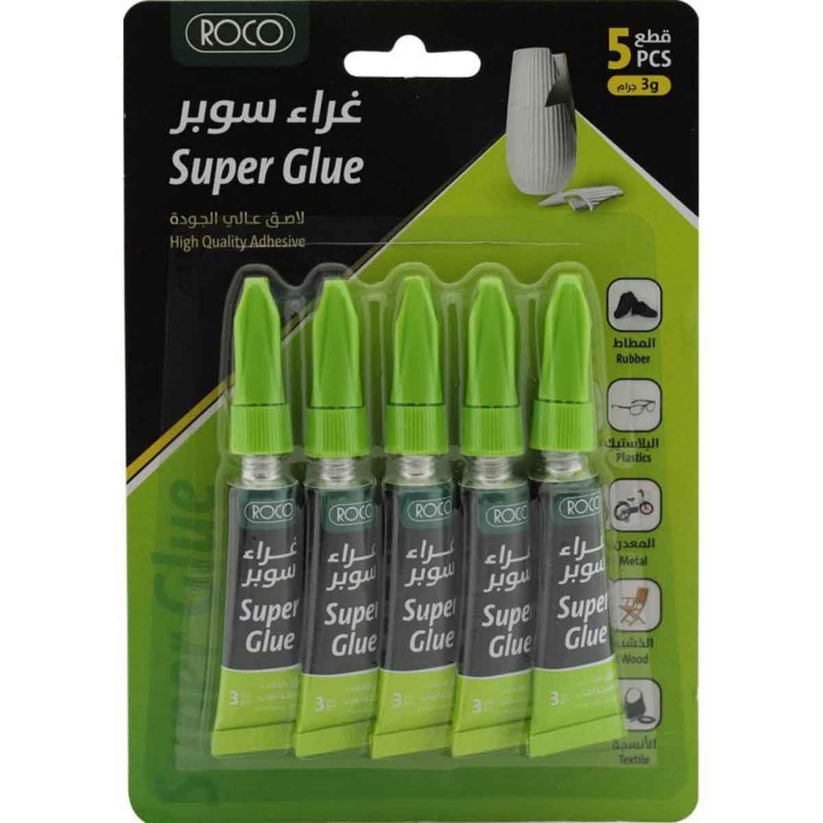 روكو غراء فائق شفاف 3مل