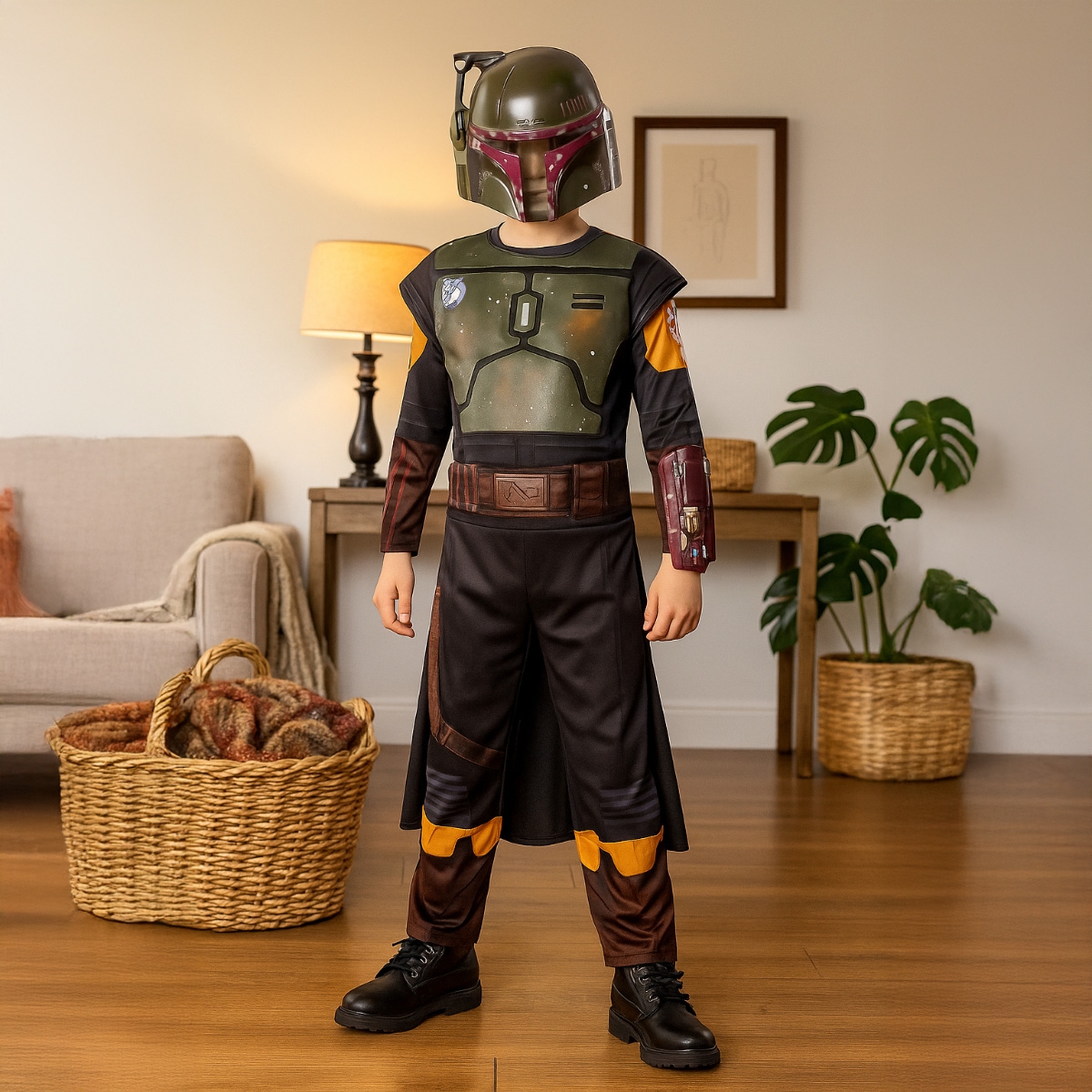 روبيز زي ديلوكس بوبا فيت للأطفال للأولاد، 11-12 سنة