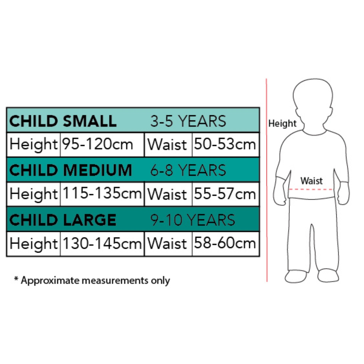 روبيز زي بلاك بانثر ديلوكس مقاس L للأولاد 8-10 سنوات