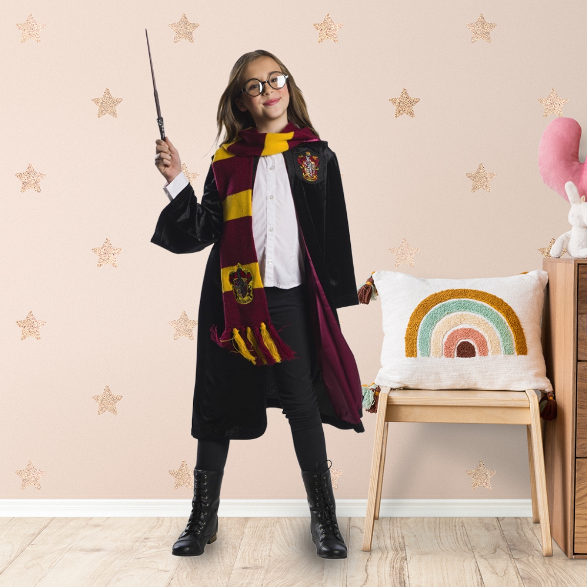 Rubies M Gryffindor Premium Robe Costume Unisex, 5-7 Years