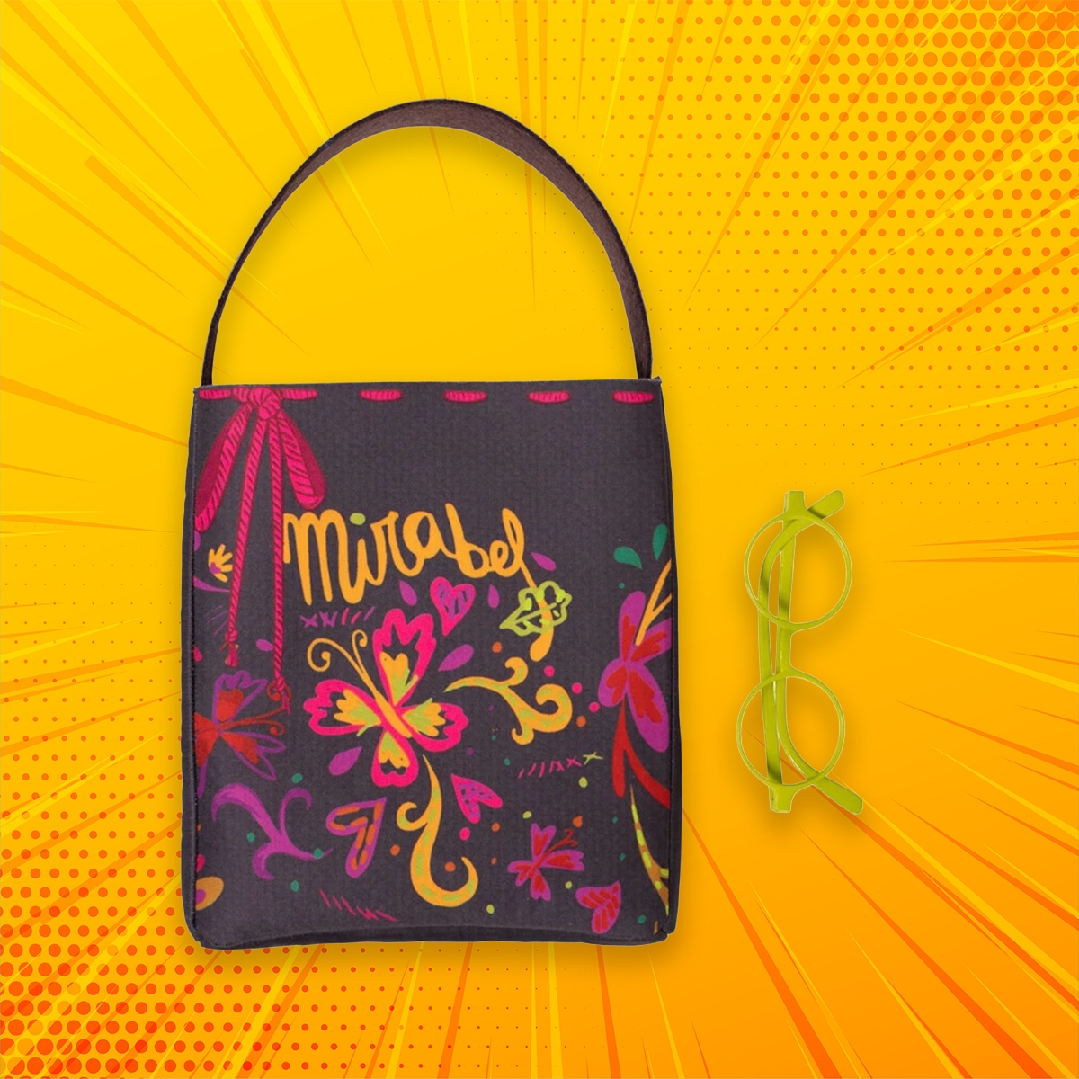 Rubies Mirabel Encanto Glasses & Satchel Girls, 5-7 Years