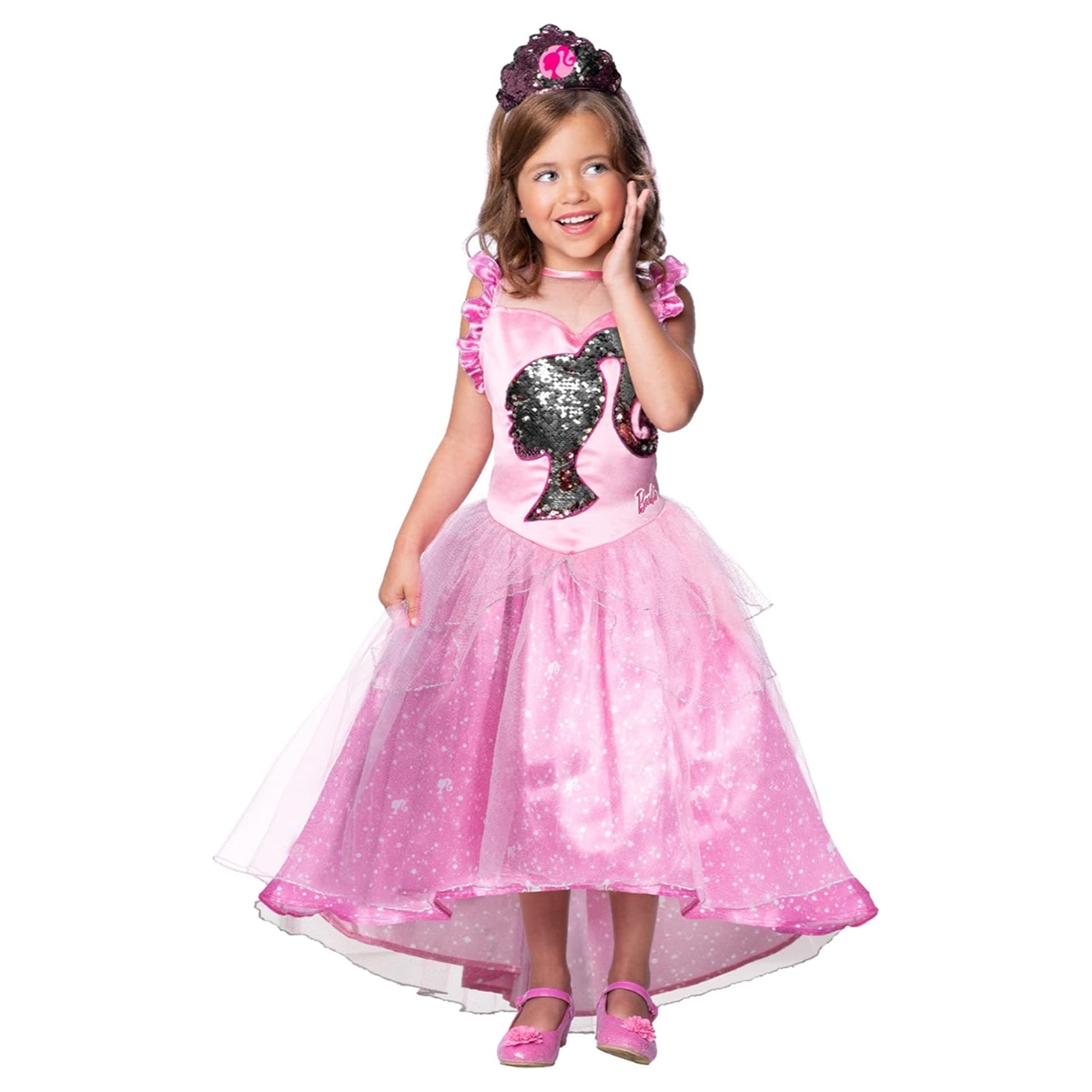 روبيز زي تنكري أميرة باربي مقاس S للبنات 3-4 سنوات