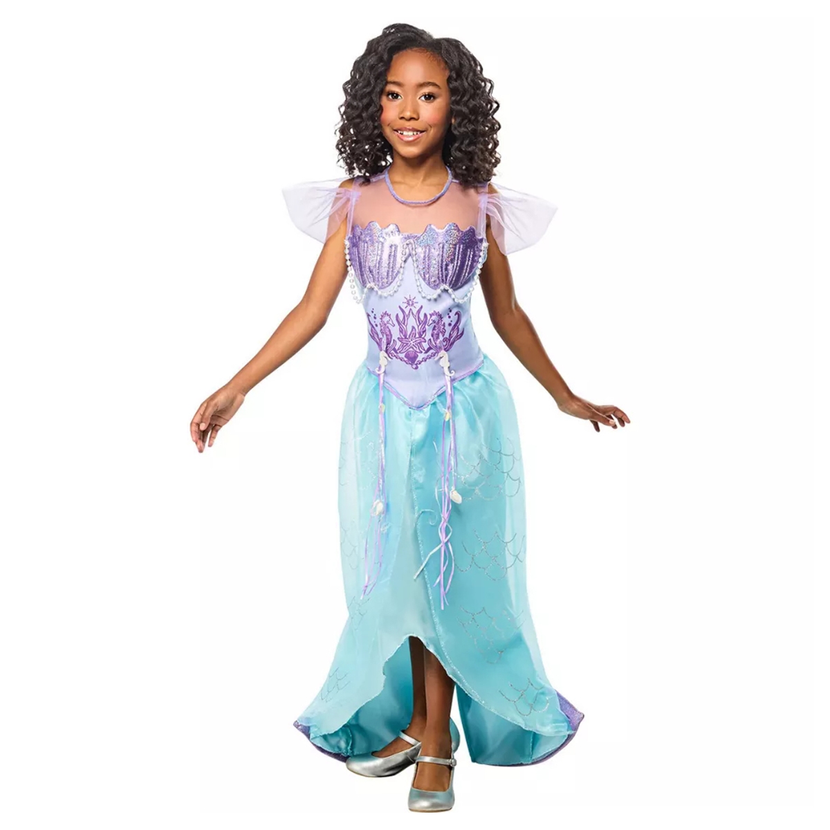 روبيز زي أميرة حورية البحر مقاس S للبنات 5-7 سنوات