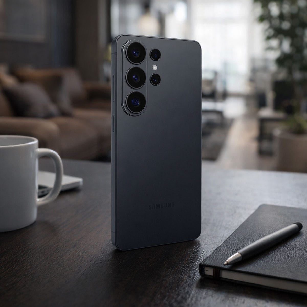 سامسونج جالاكسي S26 ألترا جوال أندرويد ذكي (12 جيجابايت + 512 جيجابايت)، إصدار السعودية - أسود