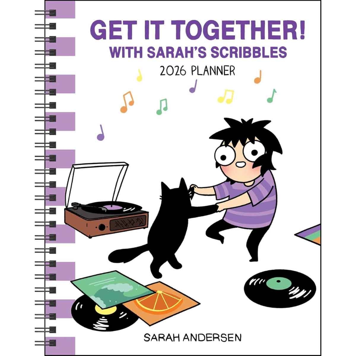 Sarah's Scribbles 12-Month 2026 Monthly/Weekly Planner Calendar by Sarah Andersen - 2025