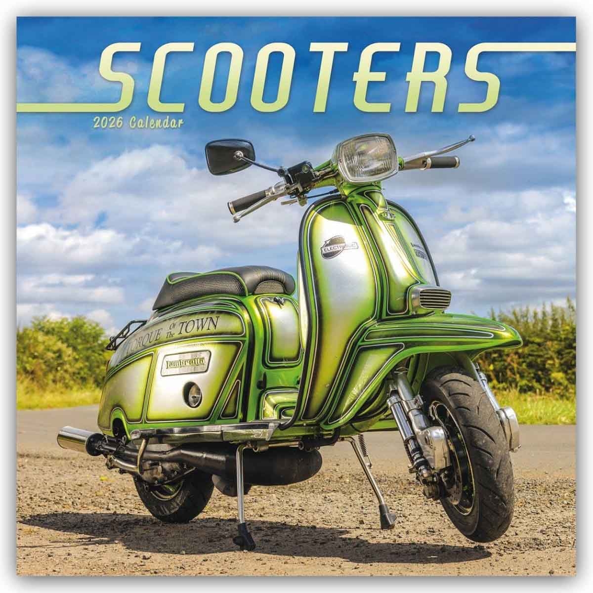 Scooters – Motorroller 2026 – Wand-Calender: Original Carousel-Calender by Carousel Calendars - 30-09-2025