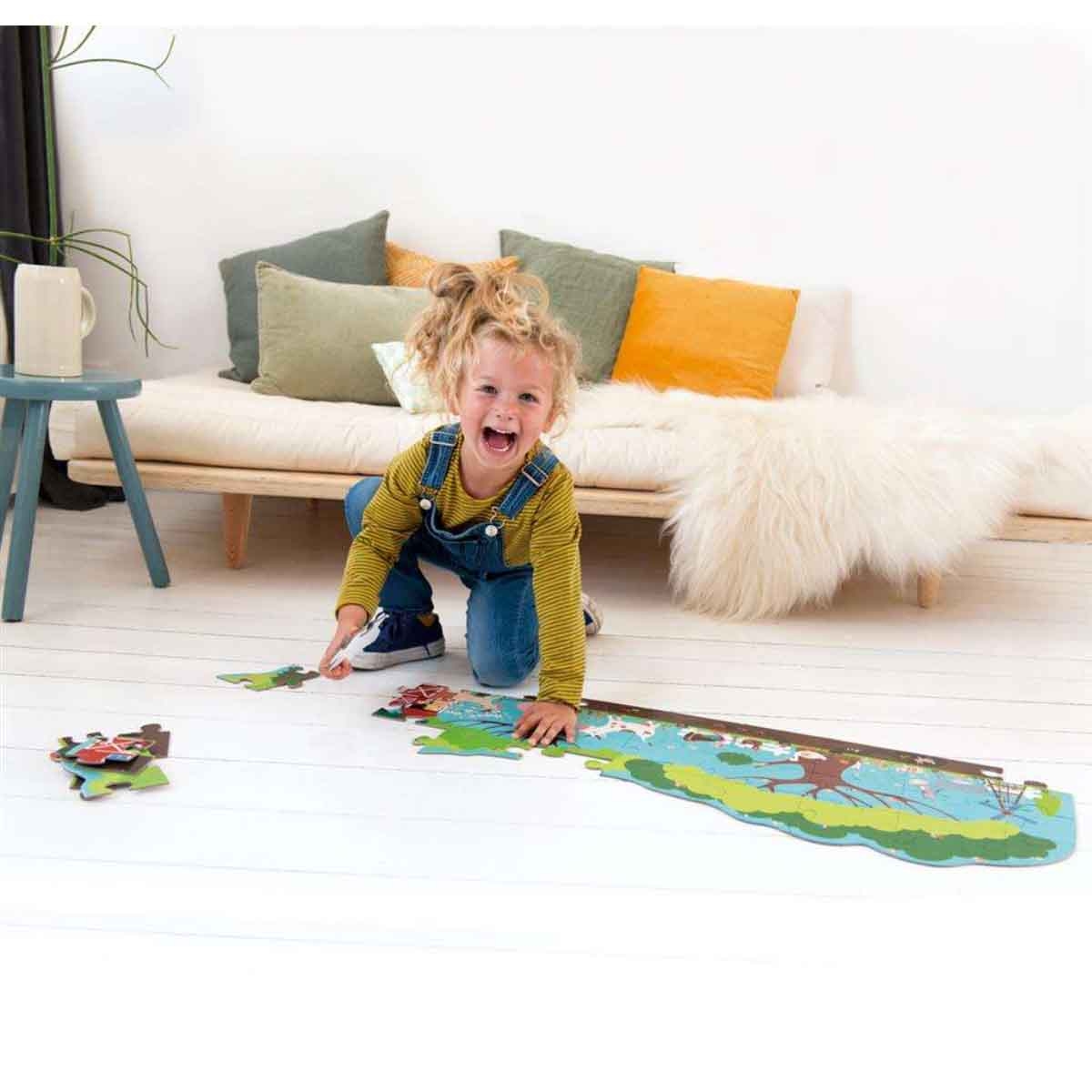 سكراتش يوروب لغز أرضية المزرعة مكوّن من 36 قطعة، للجنسين، من عمر 3 إلى 4 سنوات