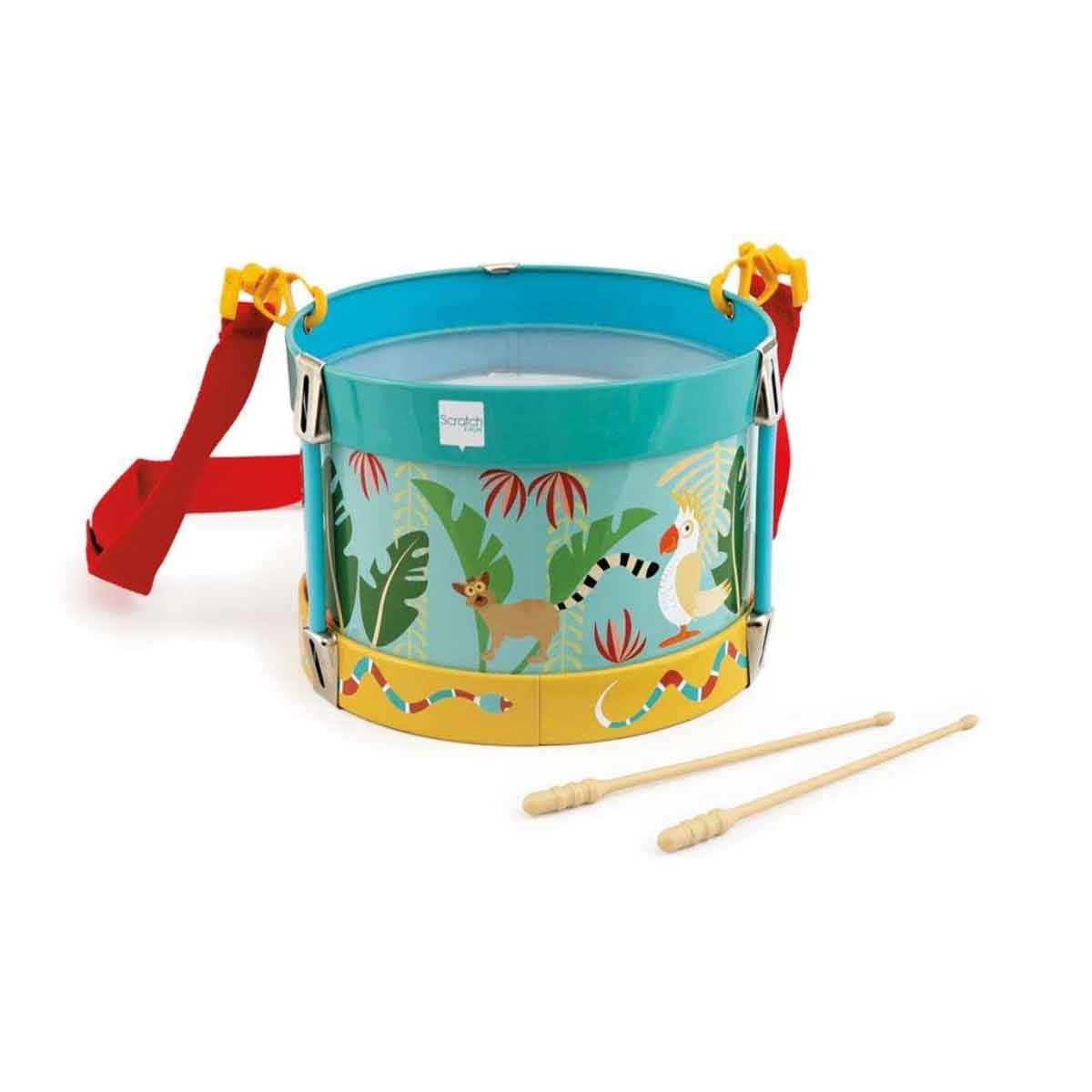 سكرتش يوروب طبلة معدنية أدغال للأطفال الصغار 0 - 2 سنوات