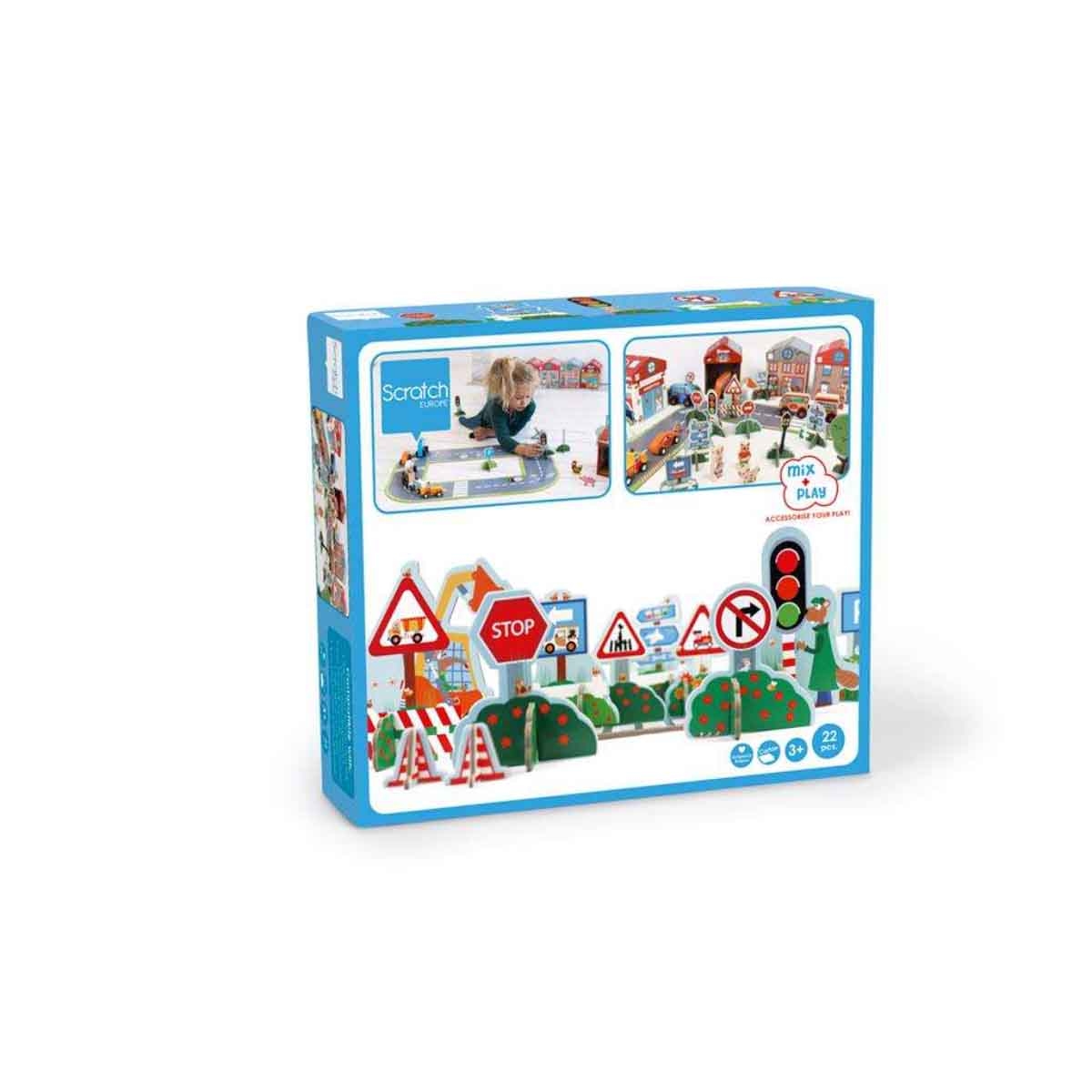 سكرتش يوروب إشارات مرور مزج والعب للجنسين 3 - 4 سنوات