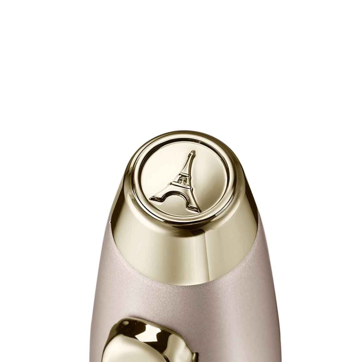 شيفر إي آي بي 100 9377 قلم حبر جاف بلون الشمبانيا الذهبي مع حليات باللون نفسه وزخرفة مشبك بشكل ربطة