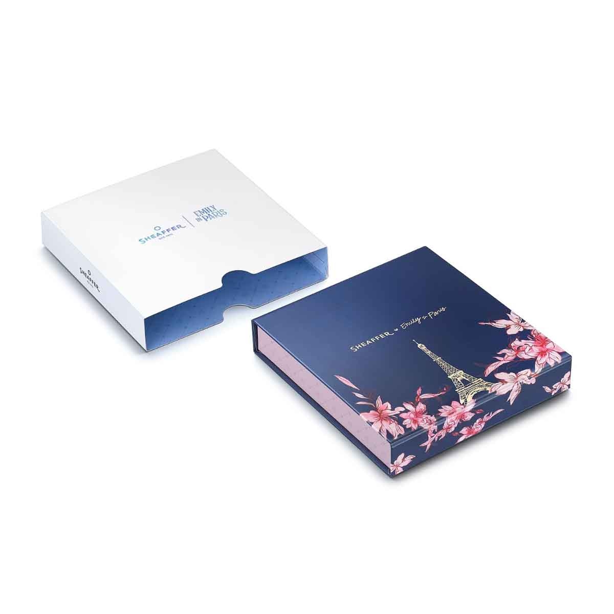 Sheaffer EIP Prelude Mini 9810 Pastel Pink Ballpoint Pen & Small Hardbound Notebook Gift Set