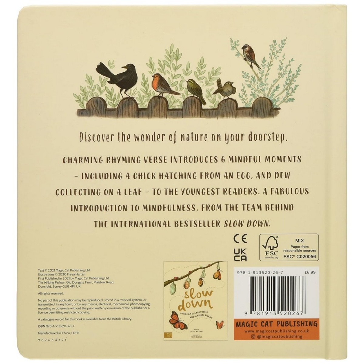 Slow Down… Discover Nature on Your Doorstep : اجلب الهدوء لعالم الطفل مع 6 لحظات تأملية في الطبيعة تأليف رايتشل ويليامز - 29 أبريل 2021