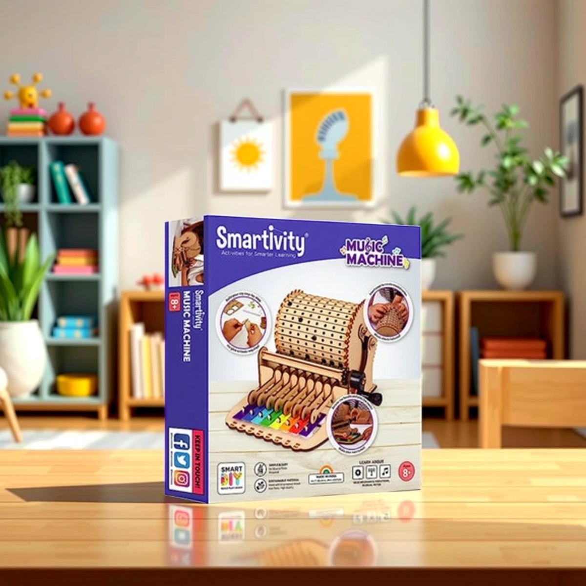 Smartivity Mechanical Music Machine Unisex, 8-10 Years