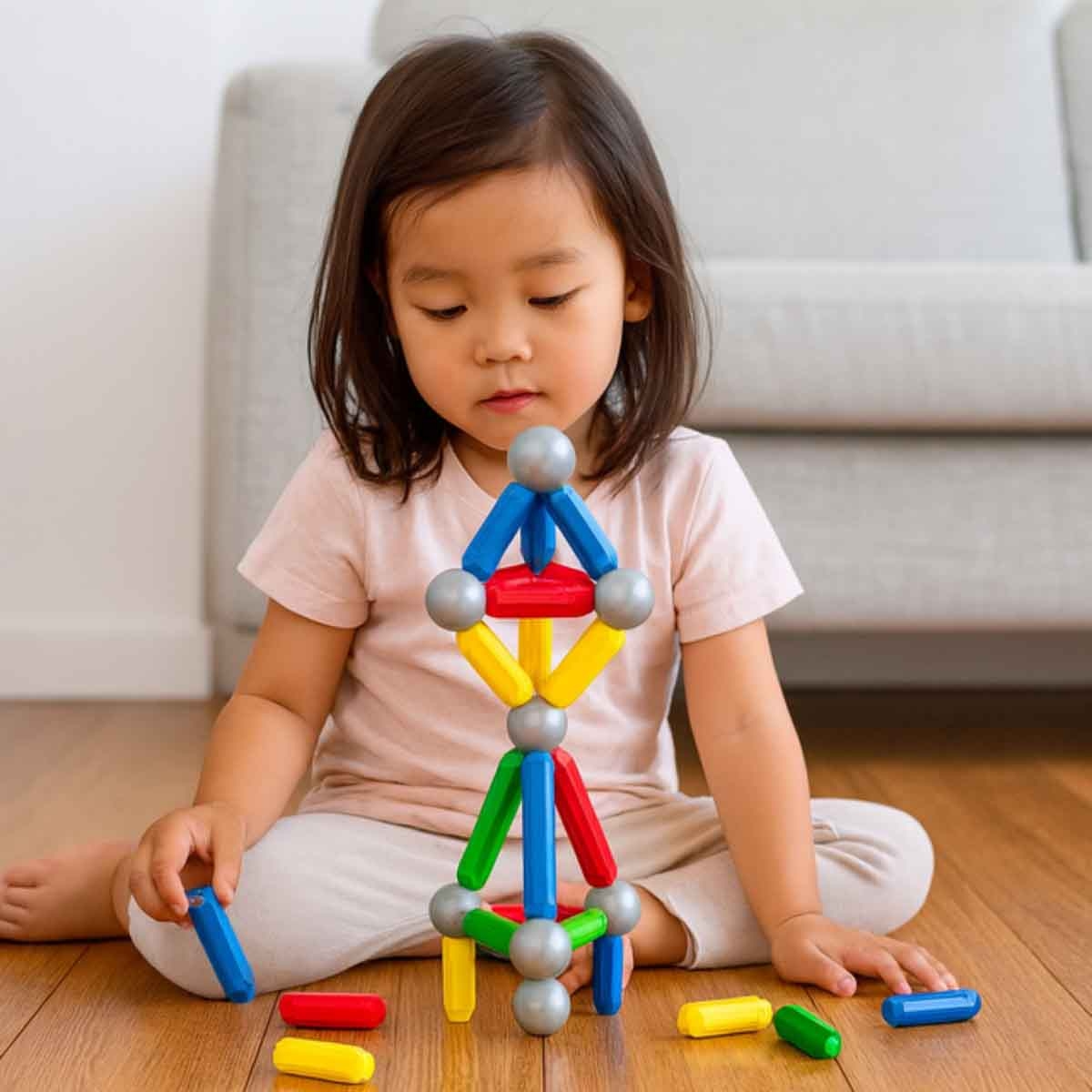 سمارت ماكس مجموعة بداية بناء مغناطيسية للجنسين 3 - 4 سنوات