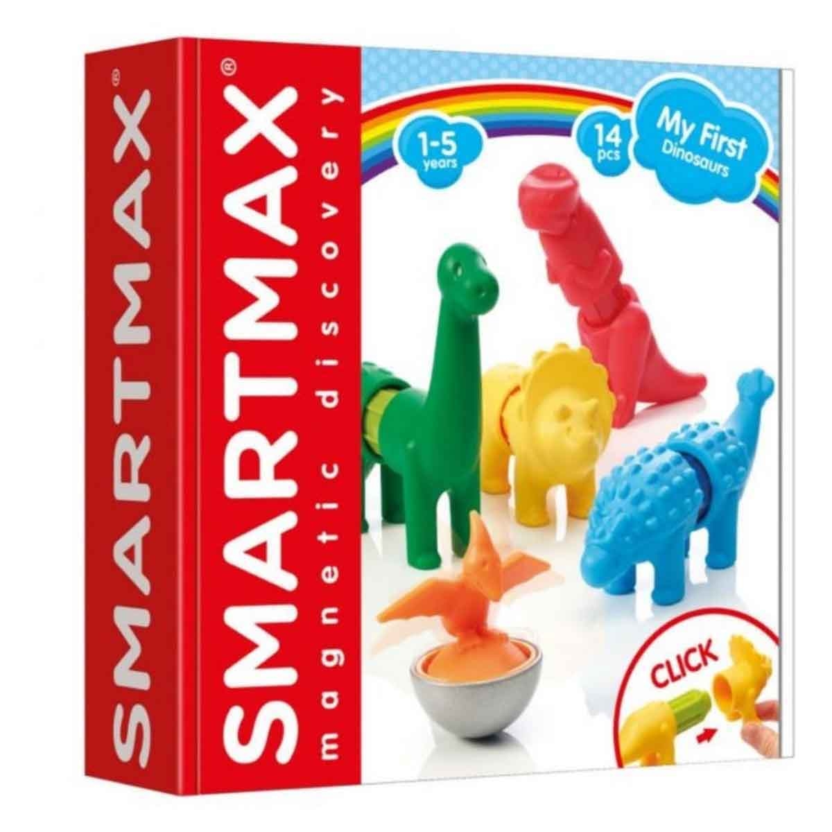سمارت ماكس مجموعة بناء مغناطيسية ديناصوراتي الأولى للجنسين 3 - 4 سنوات