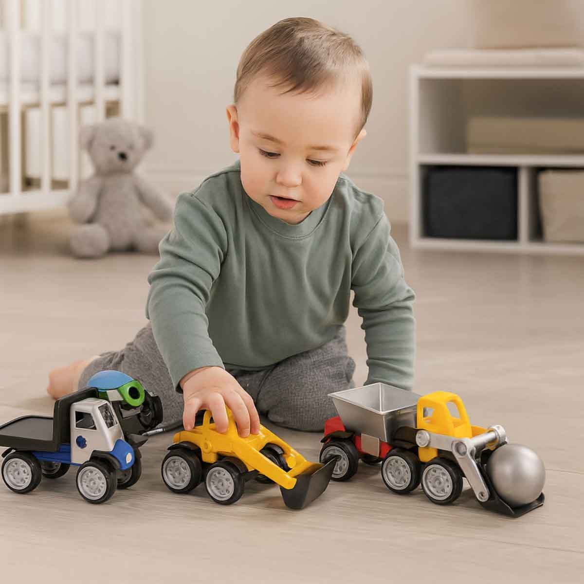 SmartMax Magnetic Discovery Power Vehicles Mix Building Set Unisex, 3-4 Years