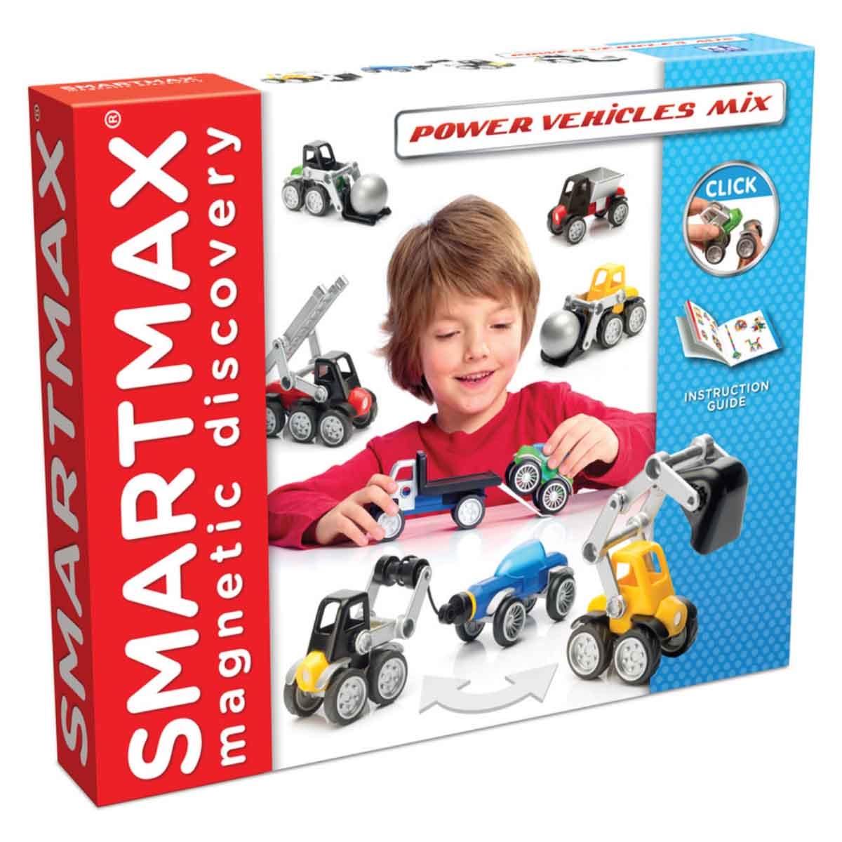 SmartMax Magnetic Discovery Power Vehicles Mix Building Set Unisex, 3-4 Years