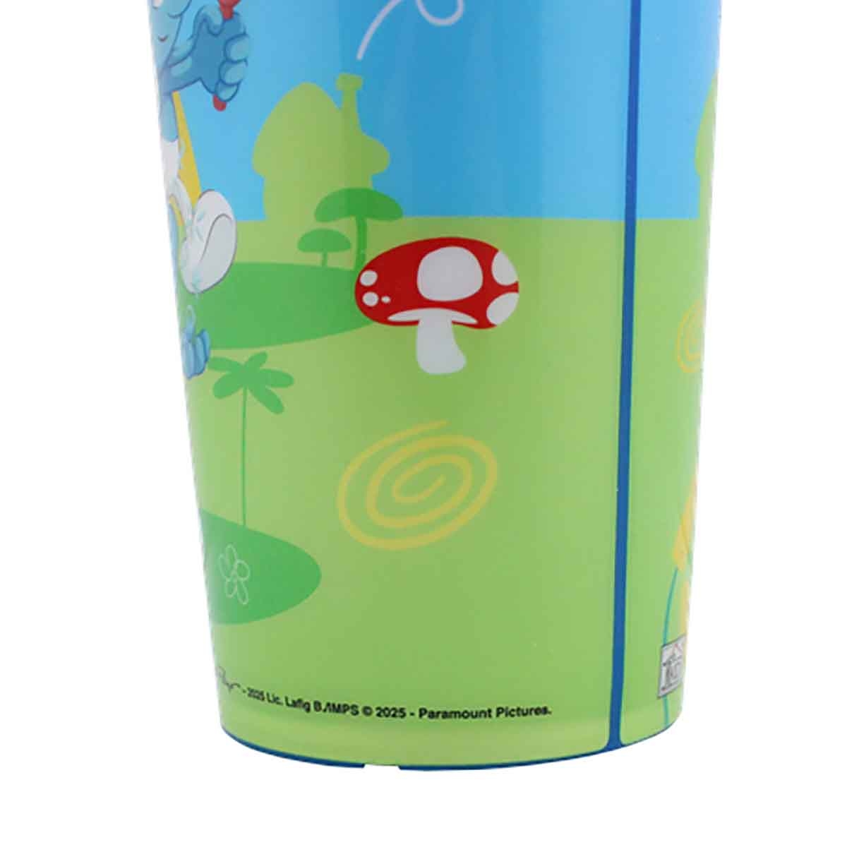 سمورفس كوب شرب سهل الاستخدام بتصميم كرتوني