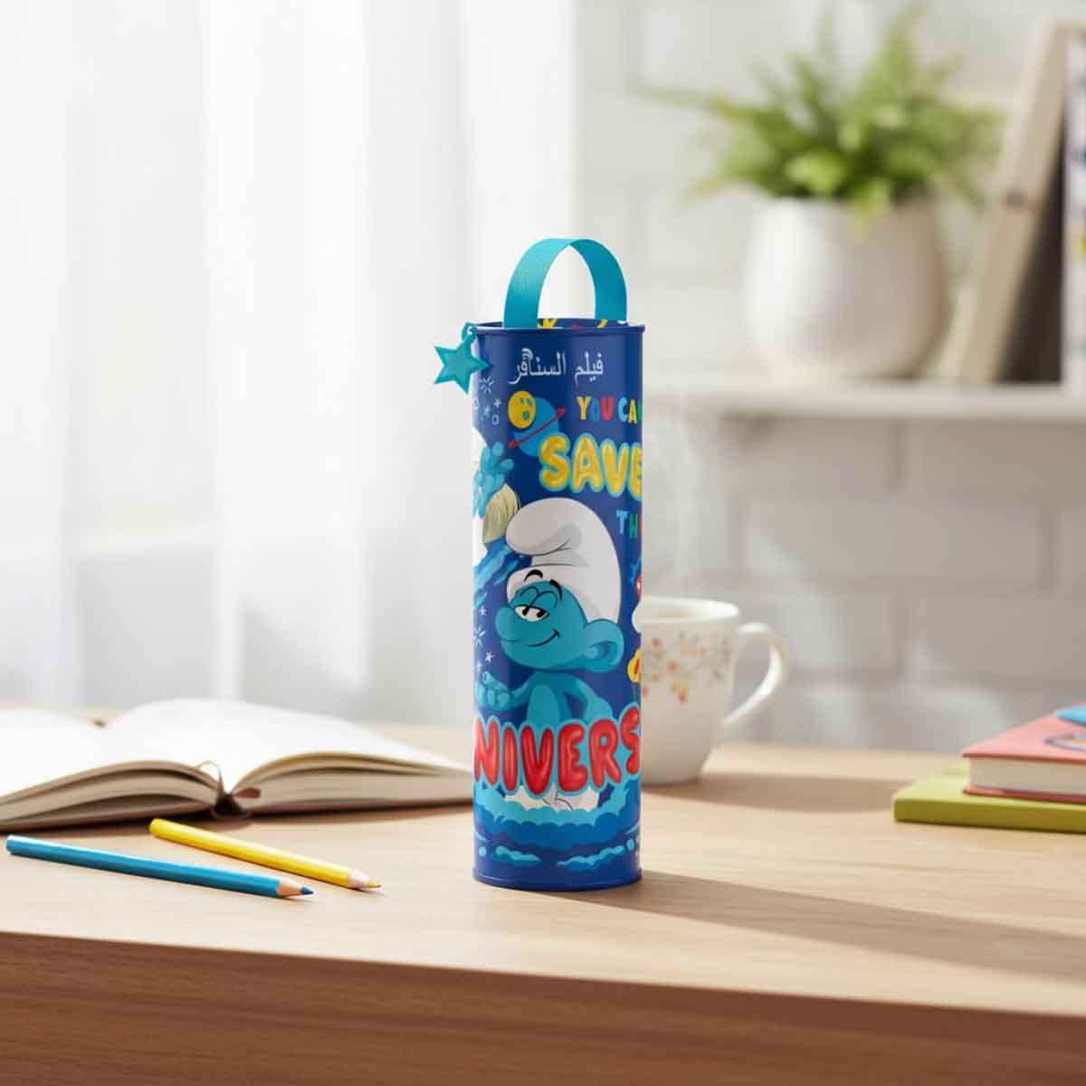 سمورفس مقلمة مدرسية بتصميم شخصيات IMPS