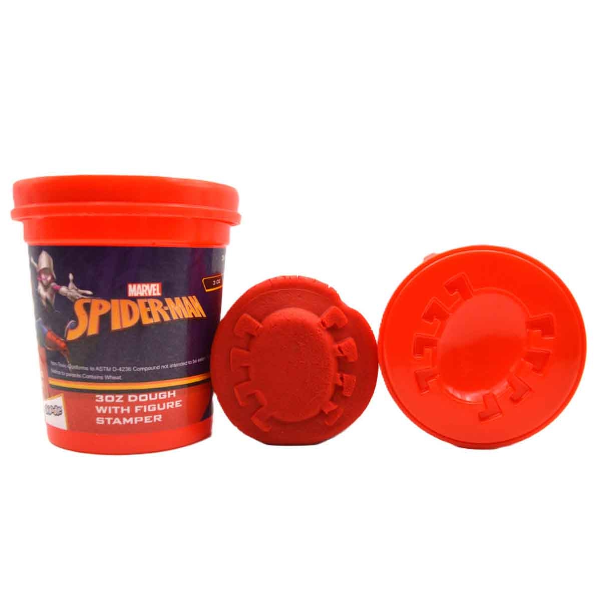 سبايدر مان عجينة 3 أونصات مع أداة طباعة شكل للأطفال بعمر 3-4 سنوات