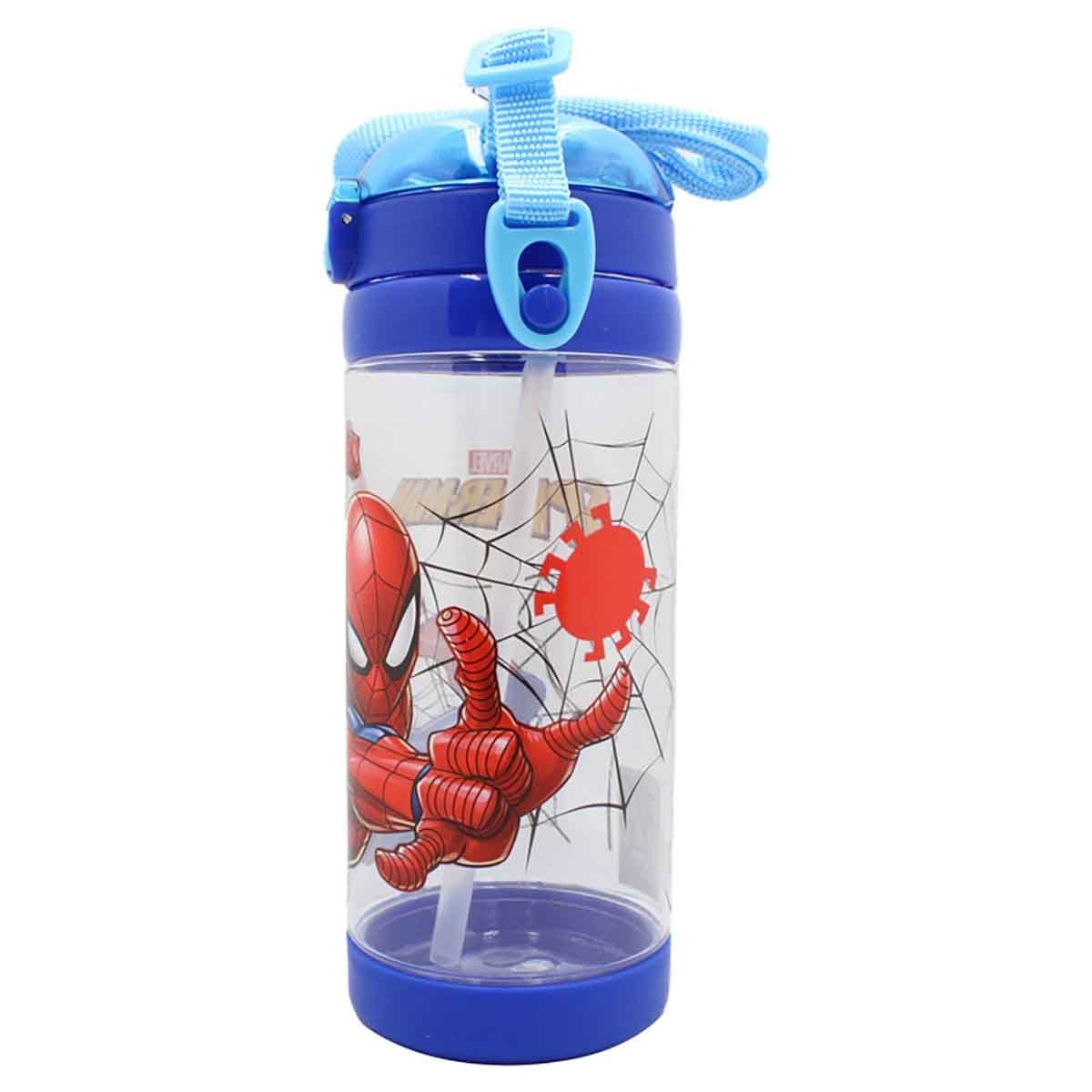 سبايدر مان زجاجة ماء مربعة فاخرة مضادة للتسرب سعة 500 مل