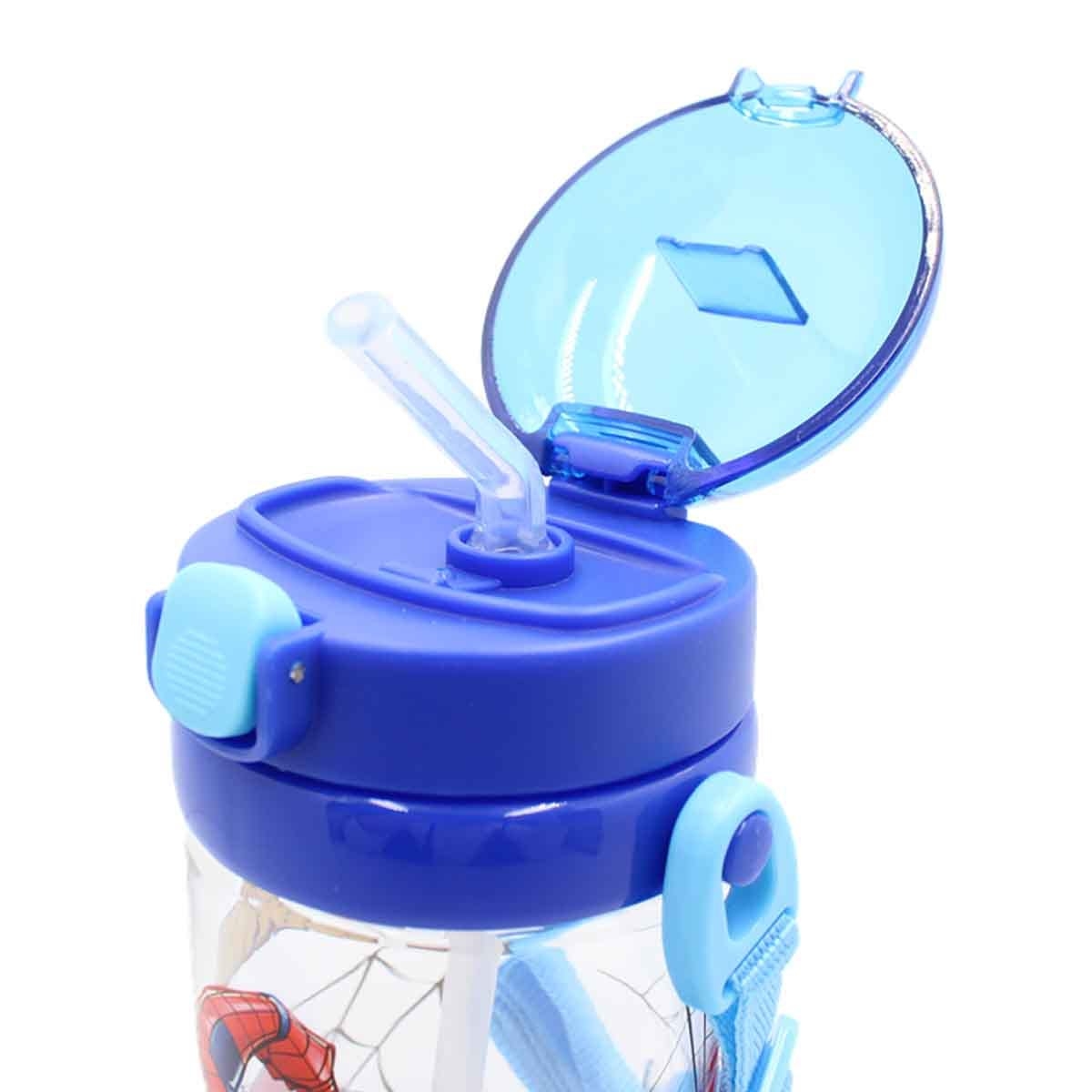 سبايدر مان زجاجة ماء مربعة فاخرة مضادة للتسرب سعة 500 مل