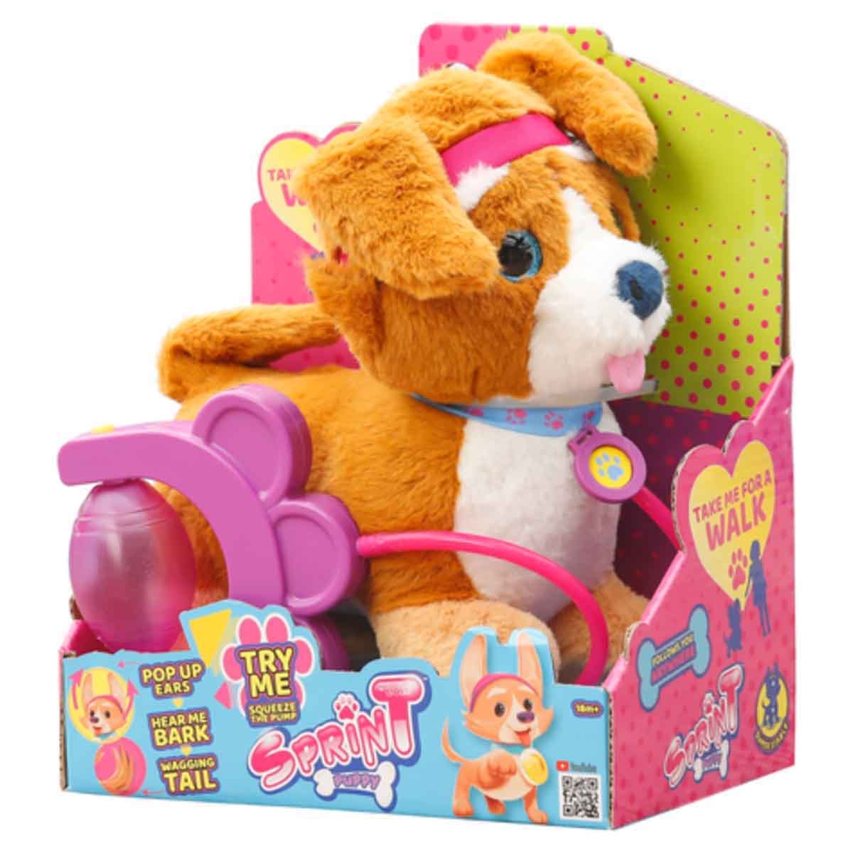 Sprint Pull-Along Corgi Puppy Plush Toddler, 0-2 Years