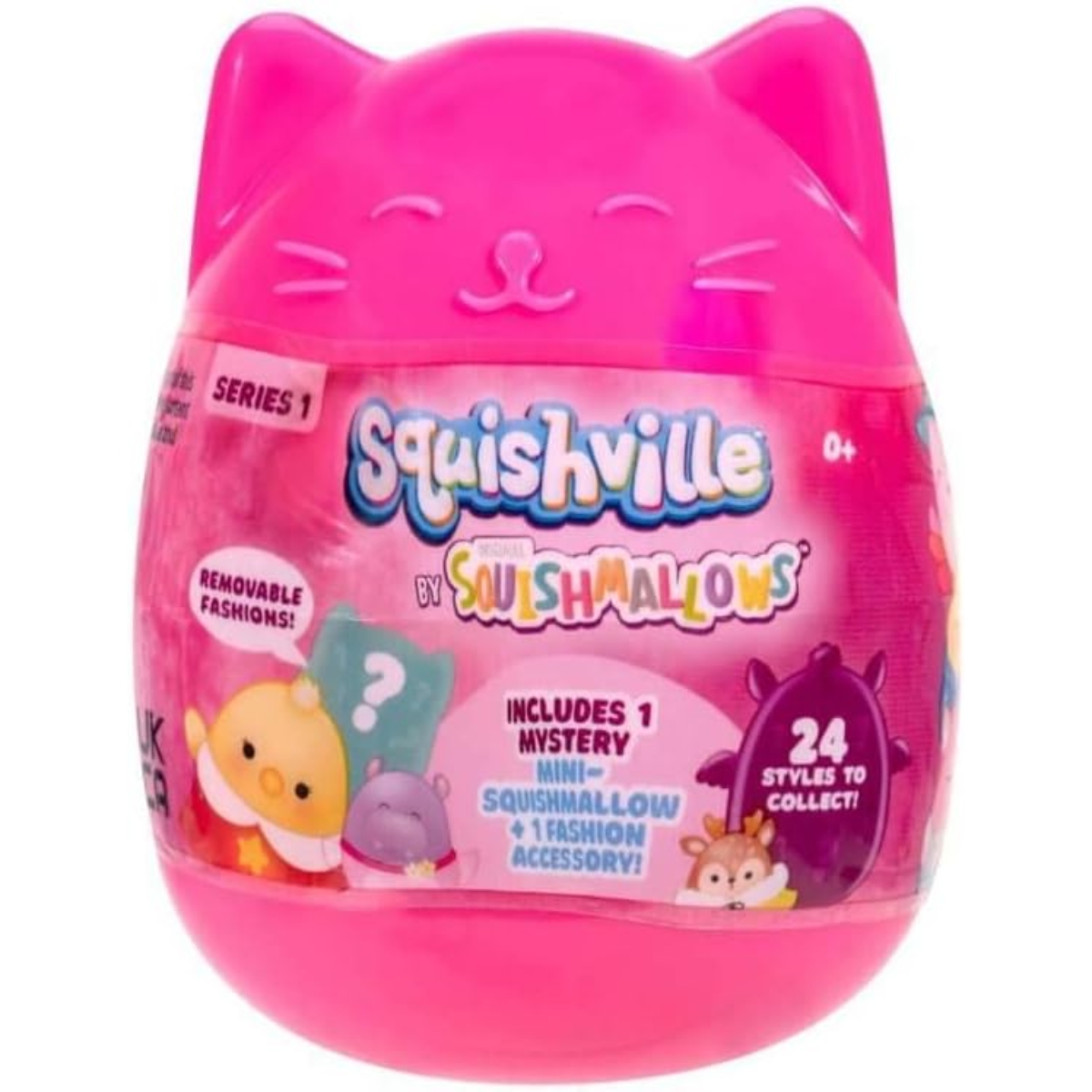 Squishmallows 2″ Squishville Mystery Mini Assorted Plush Toy Toddler, 0-2 Years, Pack of 4