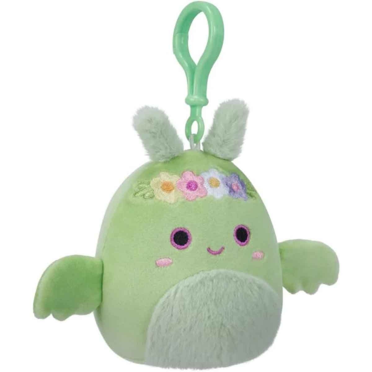 Squishmallows 3.5″ Tove the Mint Green Mothman Little Clip-On Plush Toy Unisex, 5-7 Years