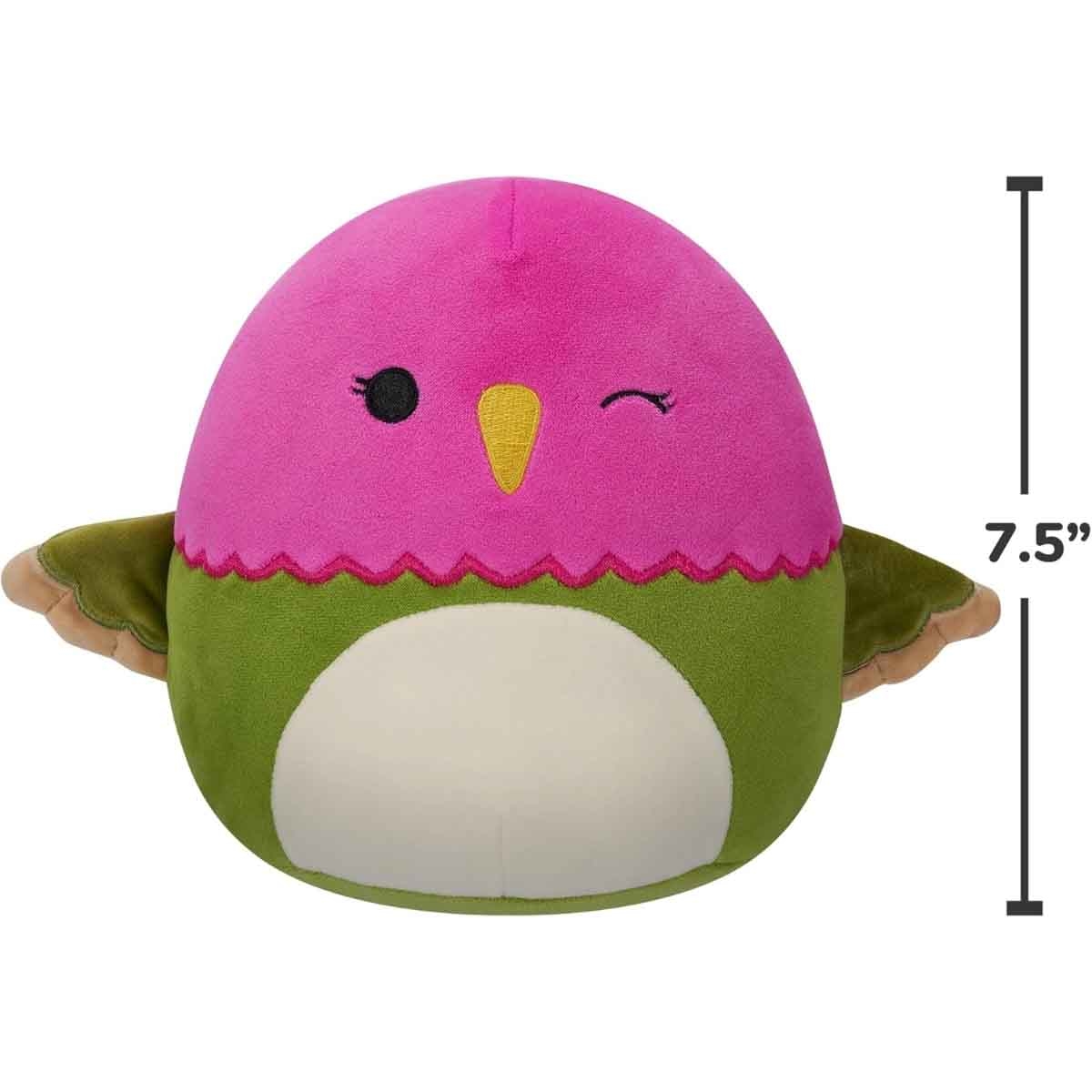 Squishmallows 7.5″ Na'Lma the Hummingbird & 7.5″ Leif the Seadragon Plush Toy Bundle Unisex, 3-4 Years