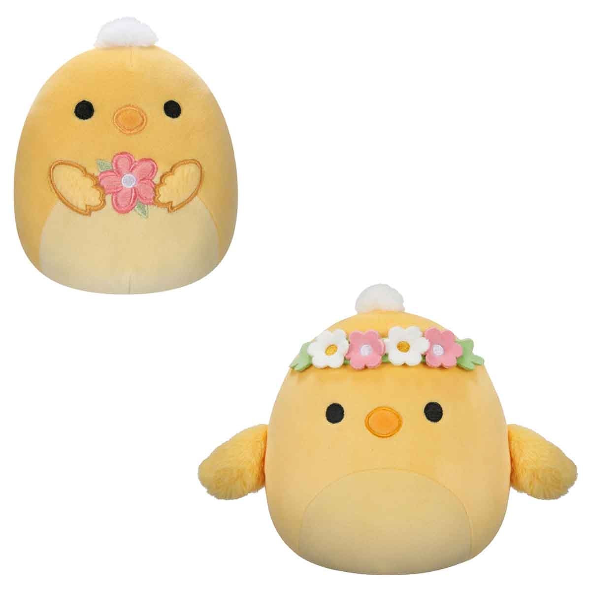 Squishmallows 7.5″ Triston the Chick with 5″ Triston the Chick Plush Toy Bundle Unisex, 3-4 Years